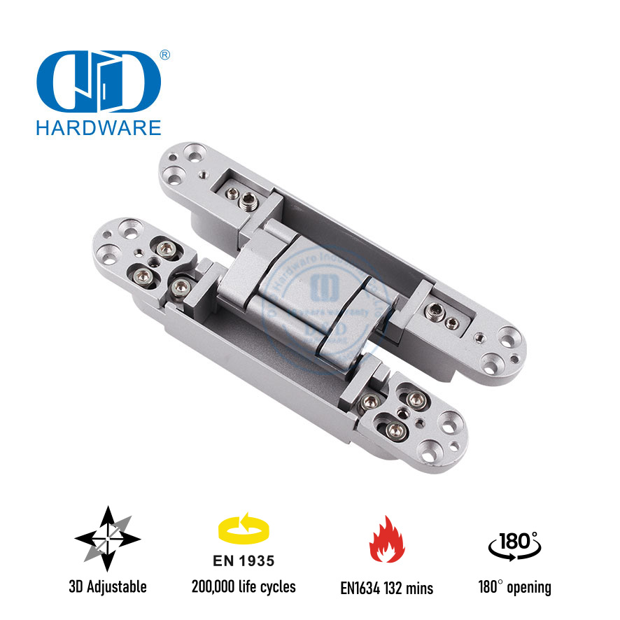 Engsel Tak Terlihat 3D Tugas Berat EN1935 Berkualitas Tinggi untuk Pintu Kebakaran-DDCH008-G80