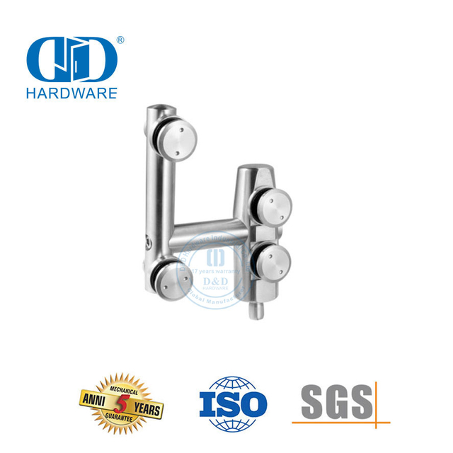 Aksesori Furnitur Pivot Pintu Kaca Stainless Steel Perangkat Keras Pintu Geser Pivot Atas-DDGP006