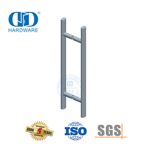 Beberapa Aplikasi Stainless Steel Pintu Utama Kaca Kayu Pintu Logam Perangkat Keras Bentuk Oval T Bar Pull Handle-DDPH037