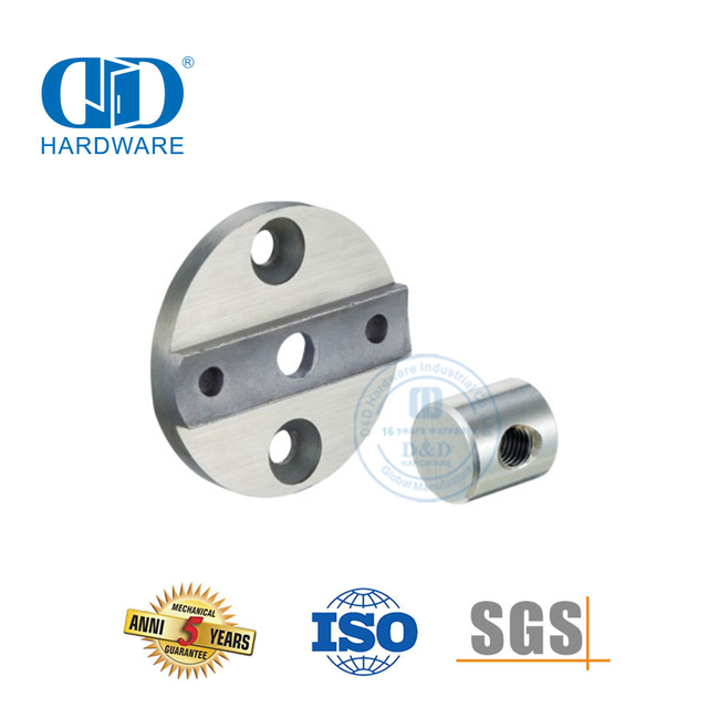 Set Aksesori Kaca Baja Tahan Karat Roller Pintu Geser Gantung Roller Pintu Kamar Mandi untuk Pintu Kamar Mandi-DDGS112