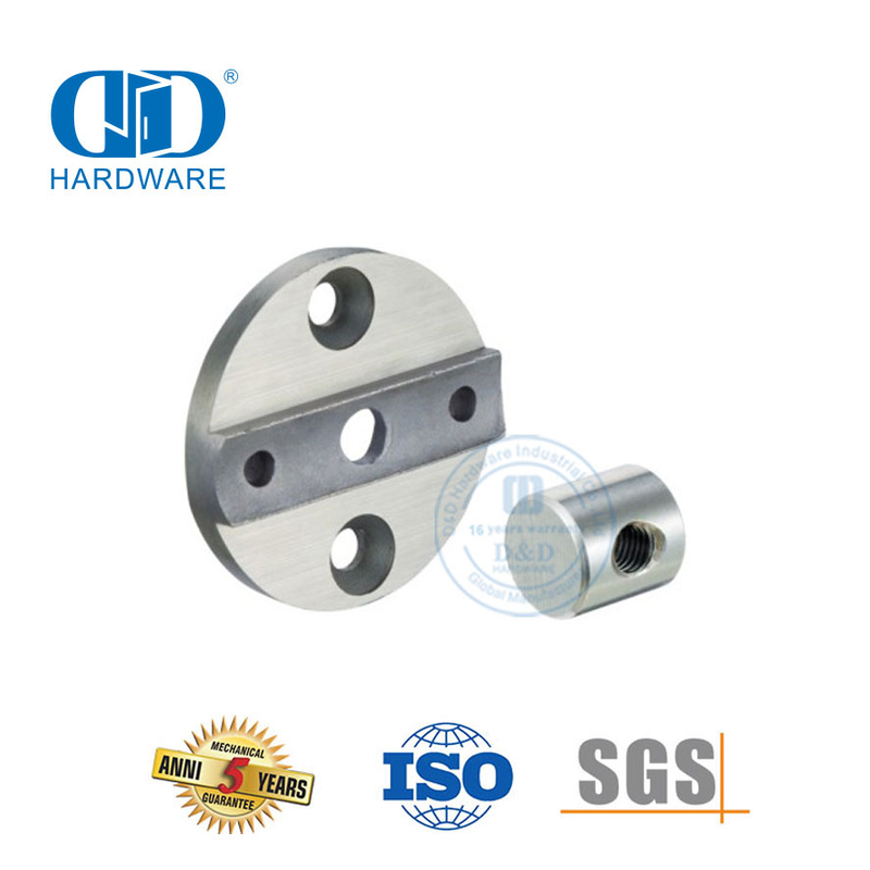 Set Aksesori Kaca Baja Tahan Karat Roller Pintu Geser Gantung Roller Pintu Kamar Mandi untuk Pintu Kamar Mandi-DDGS112