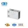 Partisi Bilik Mandi Stainless Steel Panel Mandi Kaca Tanpa Bingkai Mendukung Konektor Bar-DDSC012