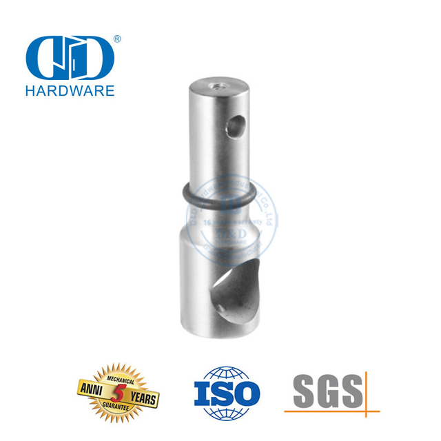 Perangkat Keras Kaca Stainless Steel Kaca Tanpa Bingkai Aksesori Kamar Mandi Set Aksesori Kaca untuk Pintu Geser-DDGS122