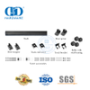 Stainless Steel Tugas Berat Single Track Bypass Roda Jari-jari Besar Pintu Gudang Geser Perangkat Keras Bypass Pintu Gudang Hardware-DDBD037
