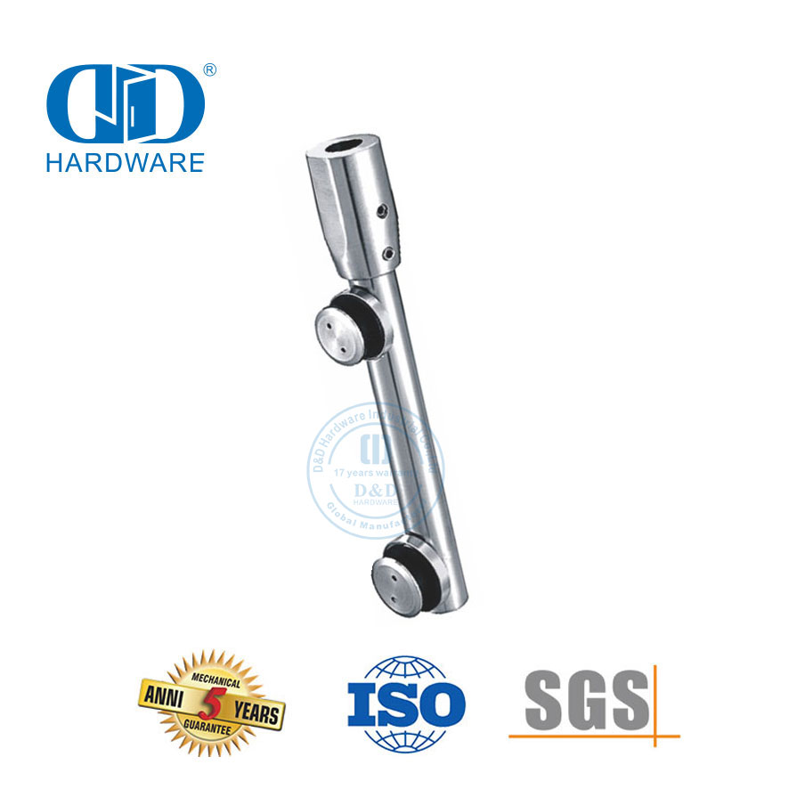 Tiang Pivot Atas Baja Tahan Karat Sistem Pintu Kaca Pendek Pivot Pintu Kaca Perangkat Keras Kaca-DDGP001