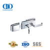 Keamanan Tinggi Stainless Steel Kaca Fitting Patch Perangkat Keras Pintu Lockset Handle Lock Untuk Kantor Sekolah-DDGL002