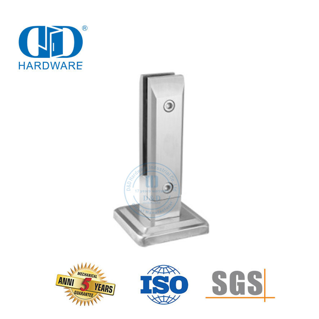 Stainless Steel Tangga Rai Bagian Kaca Pagar Langkan Fitting Penjepit Keran Kaca Penjepit Bracket-DDHB007