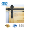Aksesori Kit Kabinet Baja Tahan Karat Set Track Karbon Geser Gudang Kayu Perangkat Keras Rol Pintu Tunggal untuk Pintu Interior-DDBD001