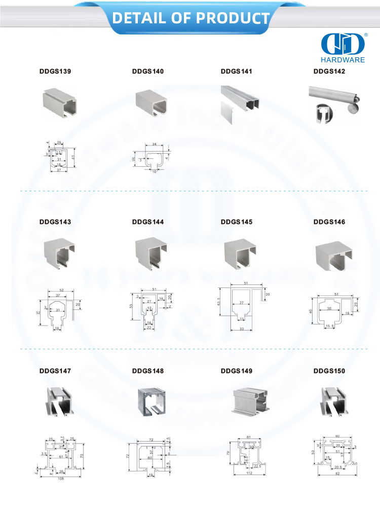 Penjepit Kaca Geser Baja Tahan Karat Gantung Atas Lipat Aksesori Kaca Sistem Pintu Lipat untuk Kamar Mandi Toilet-DDGS148