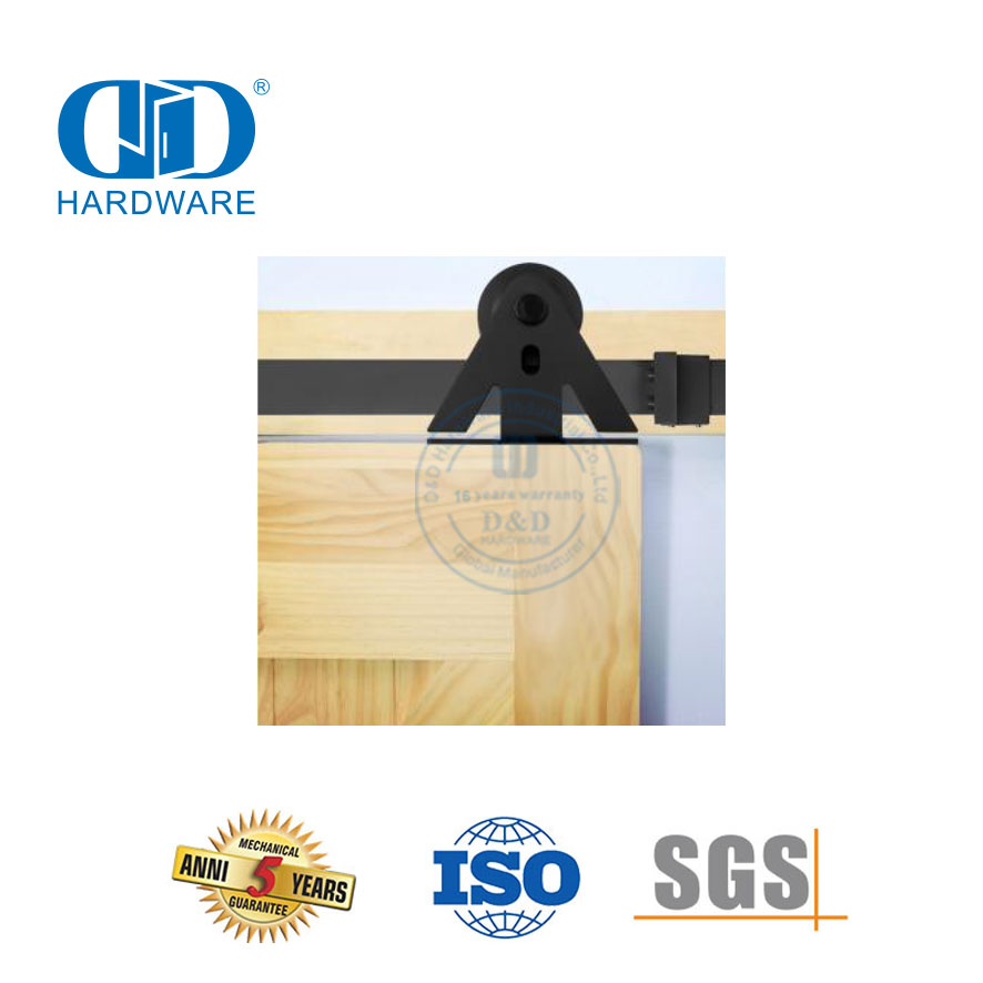 Stainless Steel Double Sliding Track Antik Roller Pintu Gudang Perangkat Keras Lemari Kabinet Cocok Perangkat Keras Bangunan-DDBD018