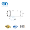 Sistem Bilik Mandi Stainless Steel Konektor Braket Panel Kaca Panel Mandi Kaca Tanpa Bingkai-DDSC033