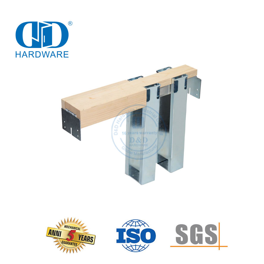Stainless Steel Saku Pintu Kusen Pintu Geser Perangkat Keras Pintu Gudang Kayu Aksesoris Perangkat Keras-DDBD064
