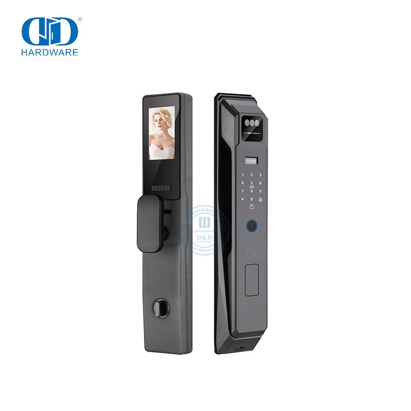 Baru 3D Pengenalan Wajah Palm Vein Kartu Sidik Jari Keamanan Elektron Kunci Pintu Pintar Digital Rumah -DDEL005