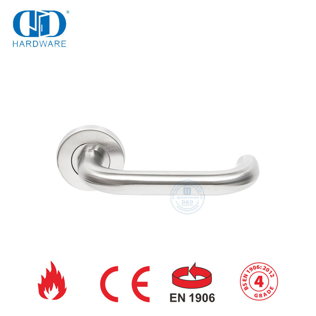 Cocok untuk Pintu Logam EN 1906 SUS 316 Hollow Lever Handle-DDTH001-SSS
