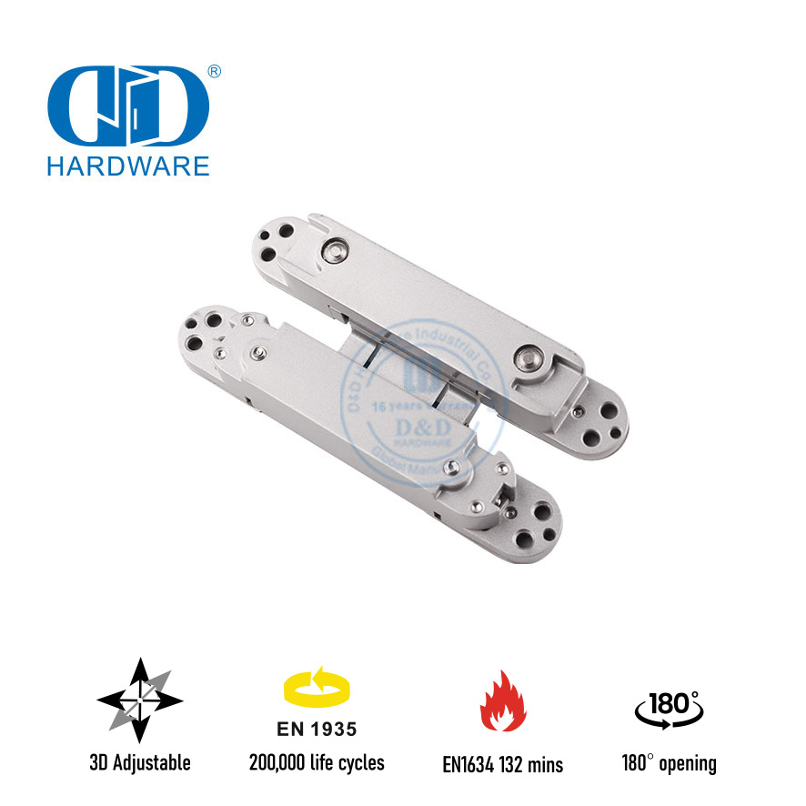 Engsel Pintu Tersembunyi EN1935 Tahan Api untuk Pintu Kamar Tidur-DDCH008-G40