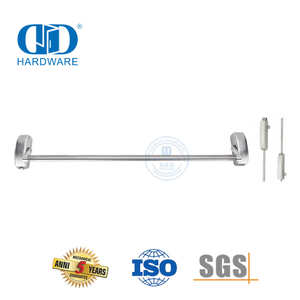 Stainless Steel CE EN1125 Fire Rated Panic Bar dengan Latche Bolt Lock Bar Untuk Pintu Ganda Tunggal-DDPD022-CE