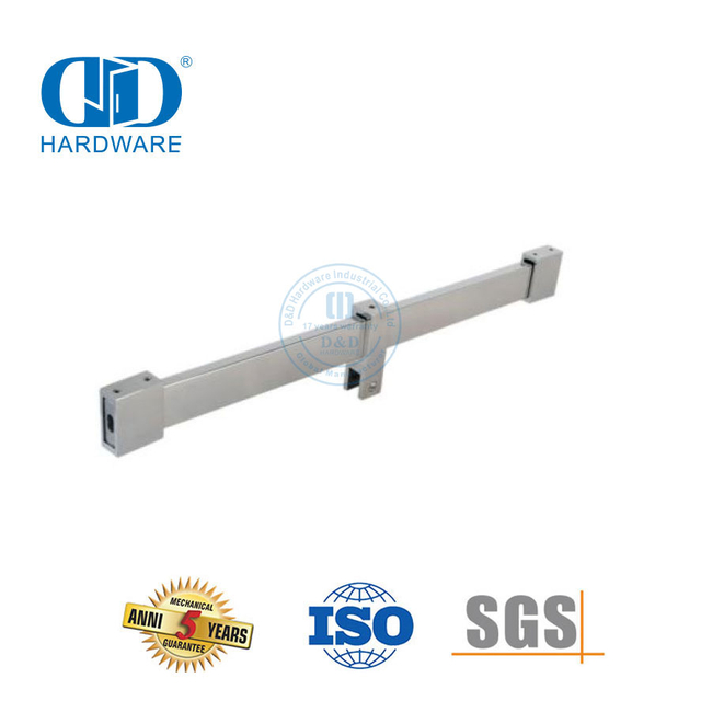 Perlengkapan Kaca Laminasi Bilik Mandi Kaca Tempered Stainless Steel Layar Mandi Komersial-DDSC010