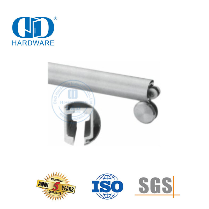 Aksesoris Kaca Besi Stainless Steel Pintu Geser Perlengkapan Pintu Rol Gantung Untuk Kamar Mandi-DDGS142