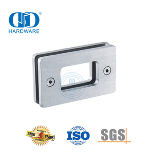 Perangkat Keras Pintu Geser Kaca Stainless Steel Pintu Geser Kaca Tipe Persegi Pegangan Ditangkup-DDSK020
