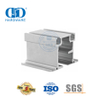 OEM Stainless Steel Profil Panduan Rel Kaca Aksesoris Pintu Geser Menggantung Roller Untuk Kamar Mandi Toilet-DDGS149