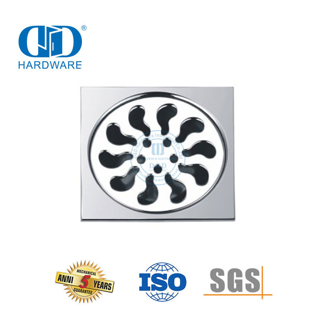 Kualitas Tinggi Stainless Steel Sanitary Floor Drain Square Floor Drain Kamar Mandi Hardware-DDFD006