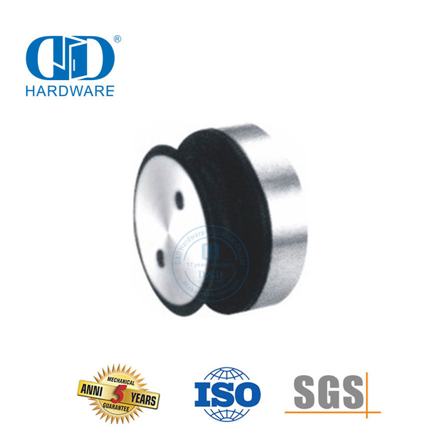 Grosir Stainless Steel Pintu Geser Perangkat Keras Rol Kaca Piont Fitting Perangkat Perabot-DDGP020