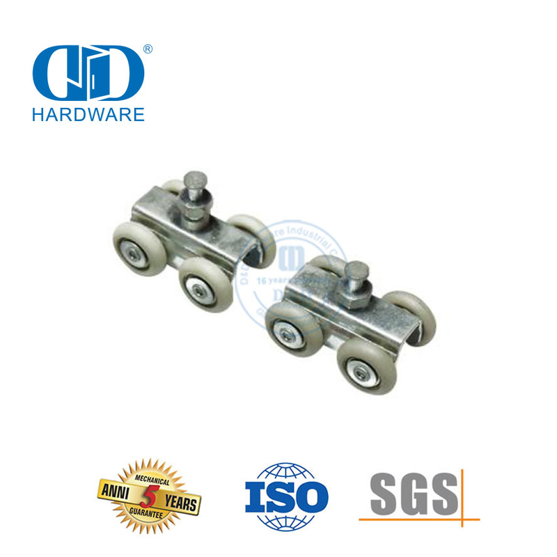 Stainless Steel Eksterior Interior Pintu Geser Roda Empat Roller Peralatan Geser Pintu Gudang Perangkat Keras Furnitur Hardware-DDBD056
