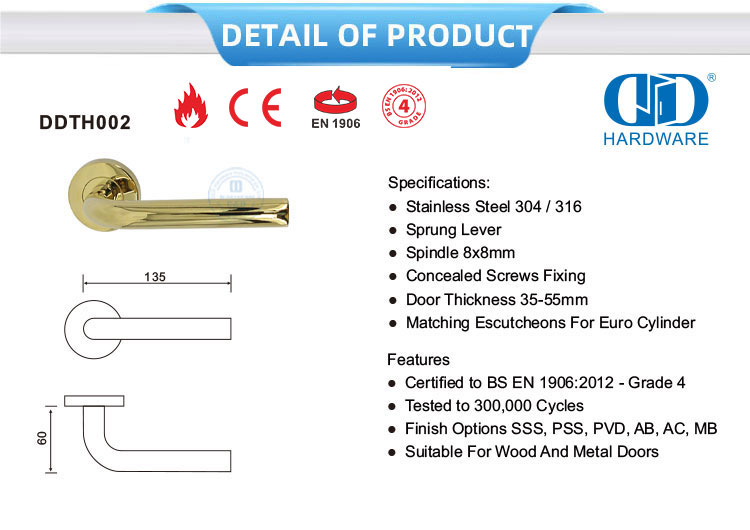 Gagang Pintu Tipe Tubular