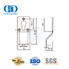 Stainless 304 316 Perangkat Keras Furnitur Tersembunyi Pegangan Tarik Siram Tersembunyi-DDFH012