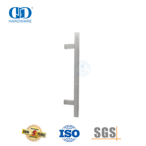 Perabotan Logam T Bar Stainless Steel Hemat Biaya Menarik Pegangan untuk Pintu Kamar Mandi Kaca-DDPH033-SSS