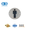 Pelat Tanda Papan Gantung Tanda Tangan Api Baja Tahan Karat Pelat Tanda Toilet Kamar Mandi Pria-DDSP001