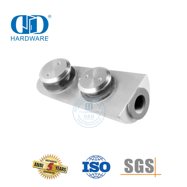 Stainless Steel Tugas Berat Pintu Atas Piovt Glass Fitting Patch Fitting Pivot-DDGP011
