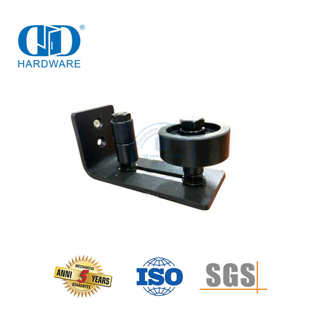 Pabrik Cina Stainless Steel Warna Hitam Pintu Gudang Aksesoris Perangkat Keras Panduan Penjaga Pintu Perangkat Keras Bangunan Perangkat Keras-DDBD075