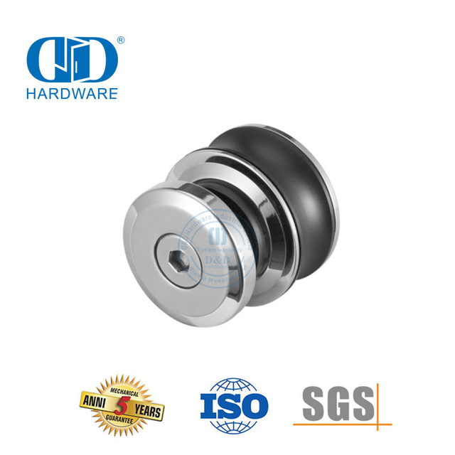 Konektor Stainless Steel Solusi Terintegrasi Perlengkapan Perangkat Keras Pintu Geser Kaca Shower-DDSL002-1
