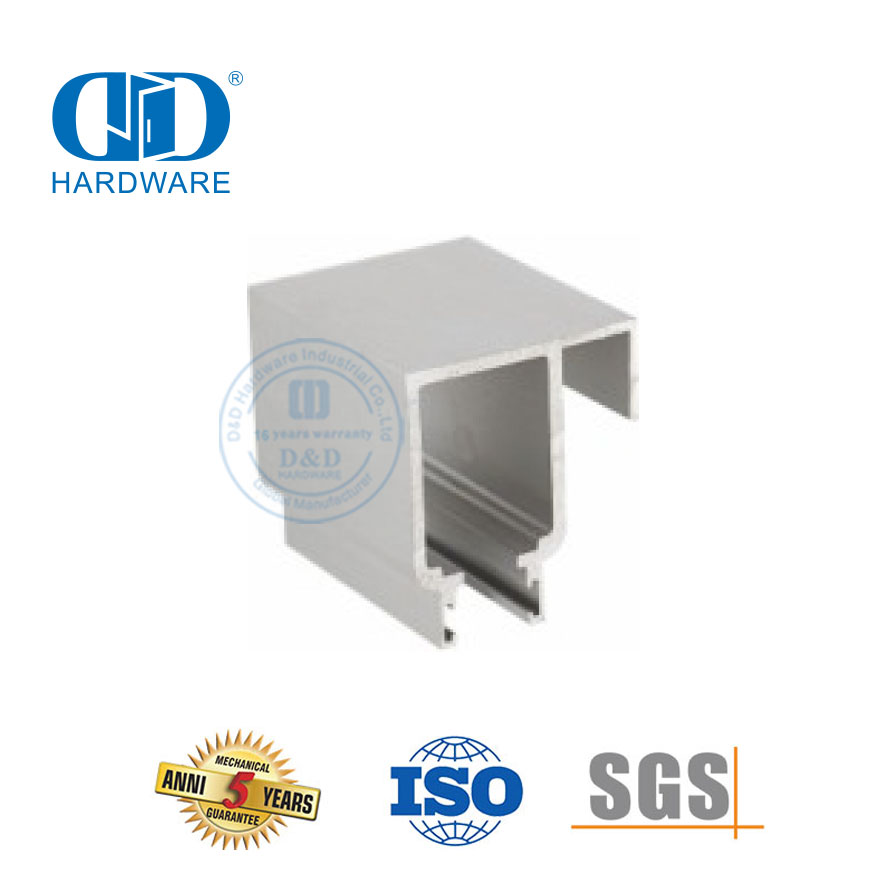 Perangkat Keras Bangunan Kantor Hotel Tabung Pintu Geser Perangkat Keras Kaca Besi Stainless Steel Untuk Kamar Mandi-DDGS144