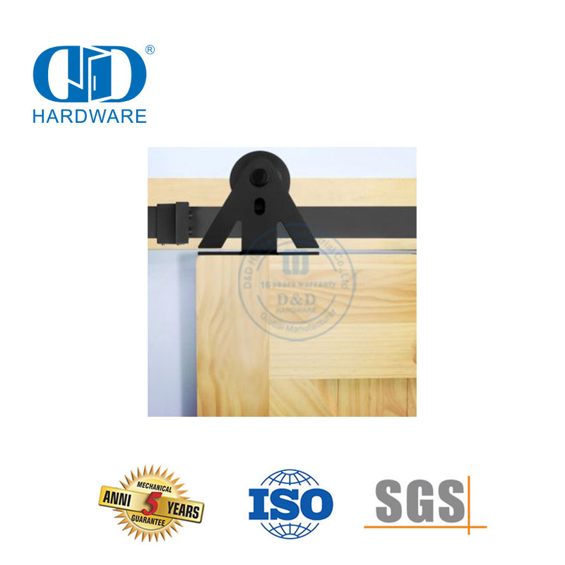 Stainless Steel Double Sliding Track Antik Roller Pintu Gudang Perangkat Keras Lemari Kabinet Cocok Perangkat Keras Bangunan-DDBD018