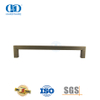 Pegangan Tarik Stainless Steel Batang Persegi Kuningan Antik Deluxe untuk Pintu Kayu-DDPH034-AB