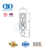 Aluminium Sound Proof Anodized Medium Duty Weather Stripping Drop Sliding Door Segel Bawah-DDBS001