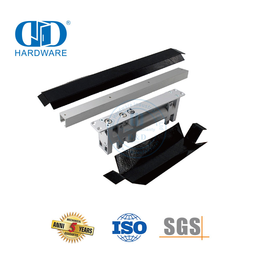 Kit Perlindungan Penutup Pintu Tersembunyi Tekanan Rendah Kinerja Tinggi Strip Gasket Karet Bantalan Engsel Intumescent-DDIG003