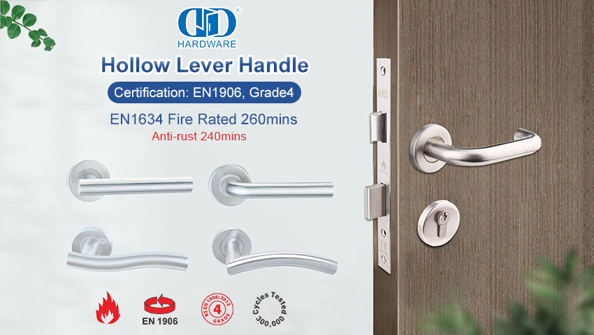 Mengapa EN 1906 Kelas 4 dan EN 1634 Pegangan Pintu Api adalah Pilihan Tertinggi untuk Bangunan Modern