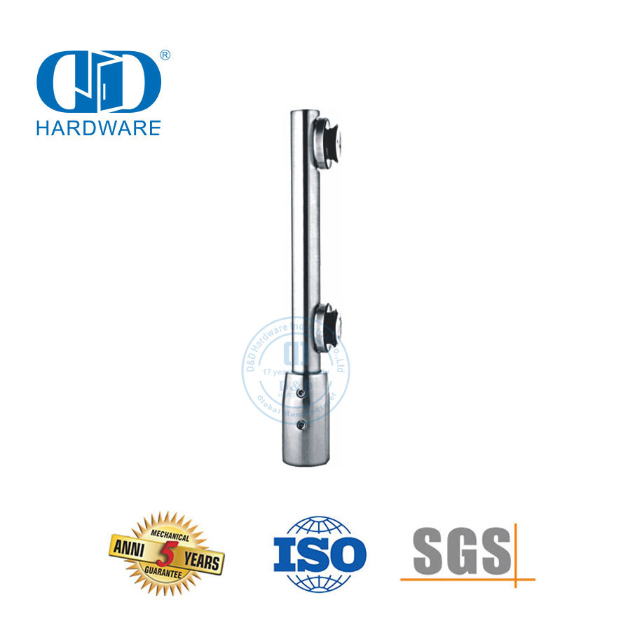 Tiang Pivot Bawah Pintu Kaca Stainless Steel Pendek Untuk Sambungan Pegas Lantai -DDGP004