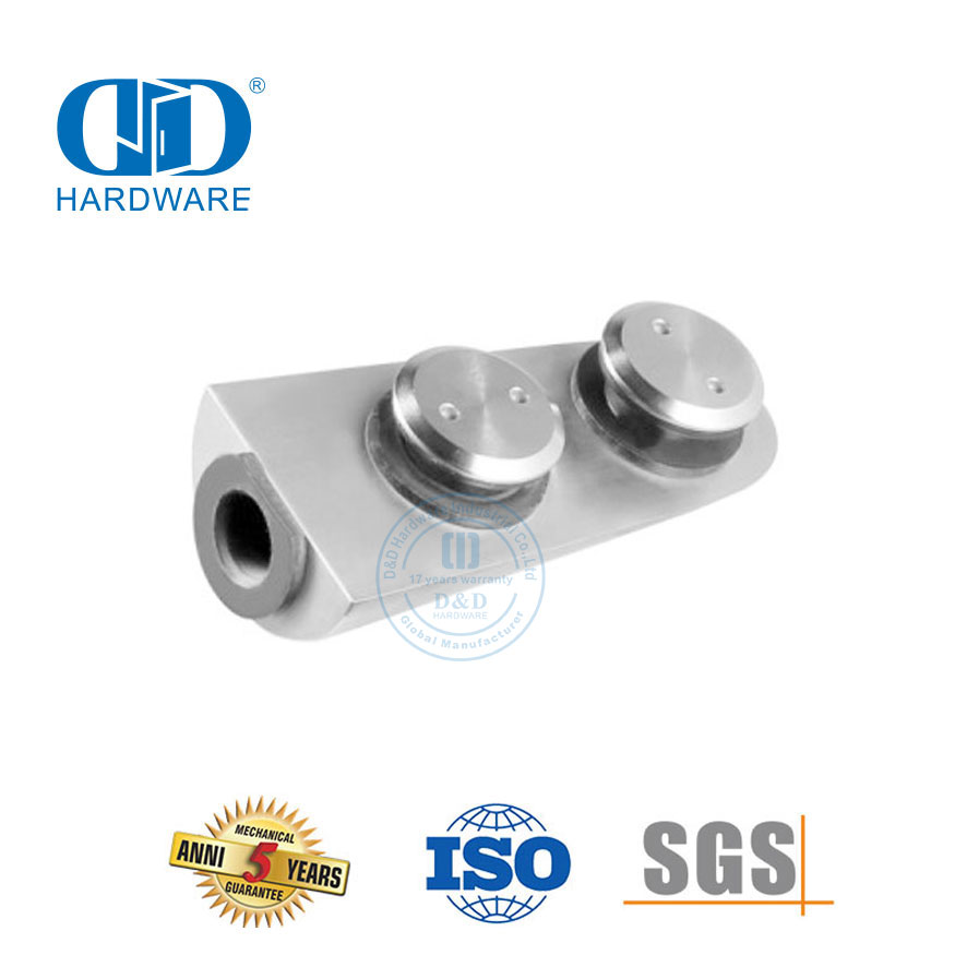 Stainless Steel Tugas Berat Pintu Atas Piovt Glass Fitting Patch Fitting Pivot-DDGP011