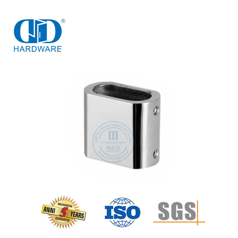Konektor Kaca Kamar Mandi Perangkat Keras Pintu Kaca Pas Kaca Stainless Steel-DDSL002-5