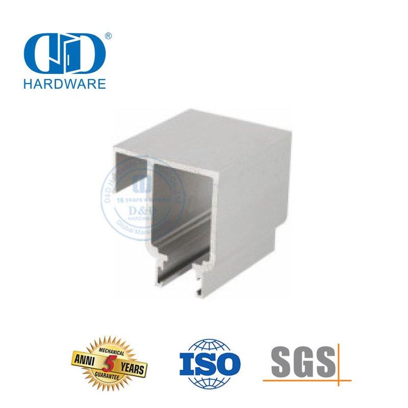 Perangkat Keras Bangunan Kantor Hotel Tabung Pintu Geser Perangkat Keras Kaca Besi Stainless Steel Untuk Kamar Mandi-DDGS144