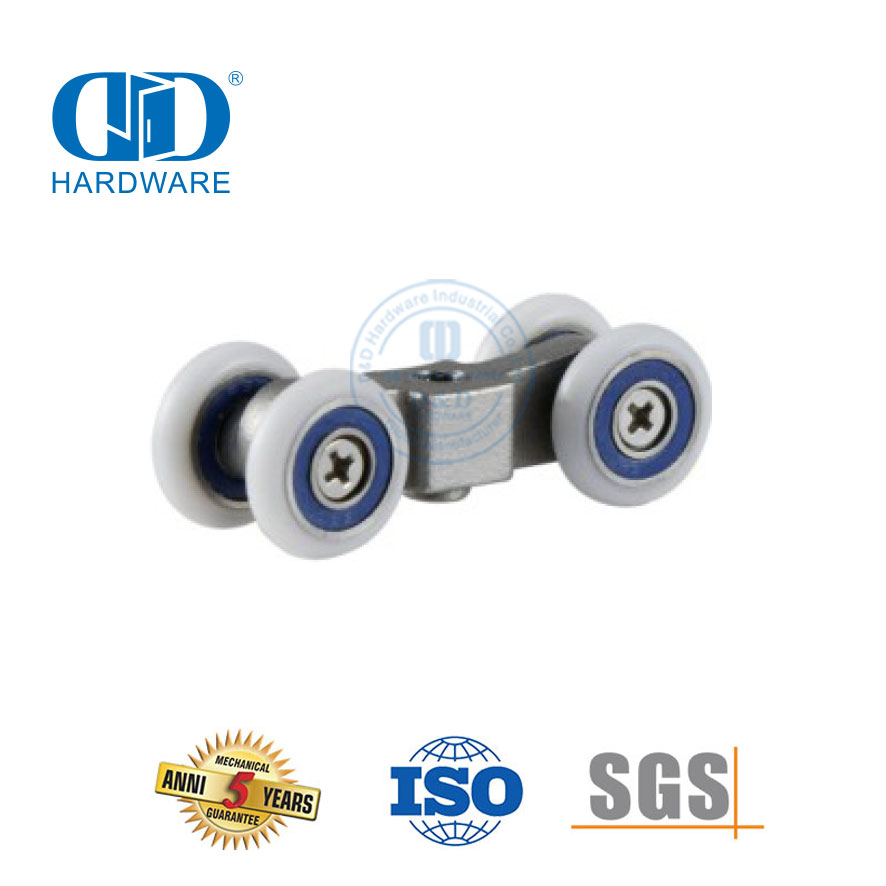 Aksesori Kaca Rol Layar Mandi Baja Tahan Karat Set Perangkat Keras Pintu untuk Kamar Mandi-DDGS156