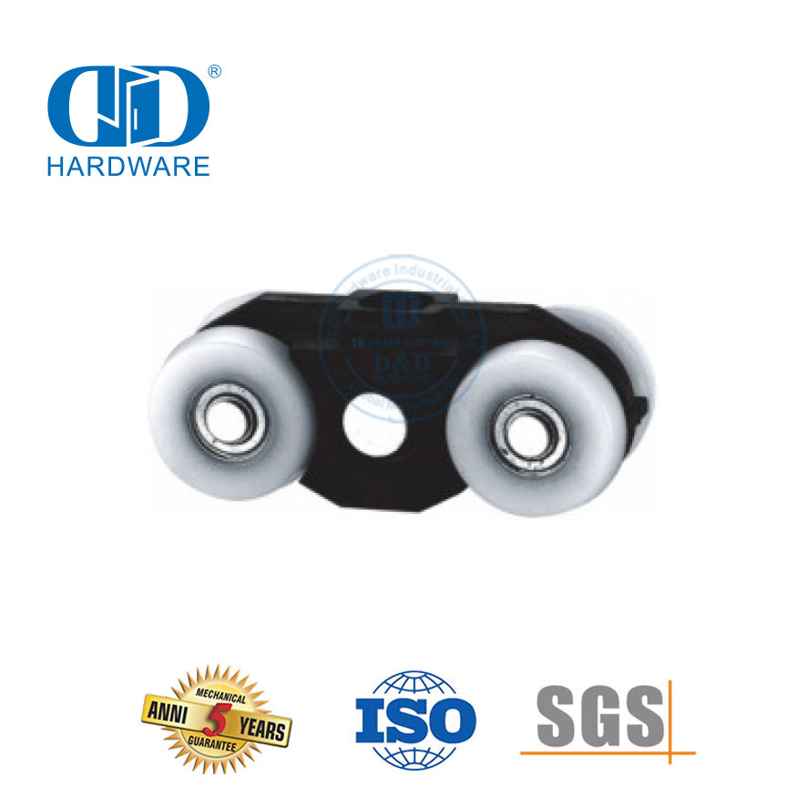 Stainless Steel Sliding Pintu Kamar Mandi Roller Kamar Mandi Aksesoris Kaca Aksesoris Set untuk Toilet Toilet-DDGS153