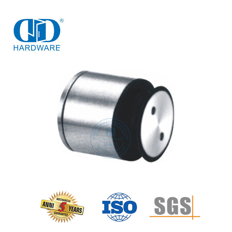 Pemasangan Pintu Kaca Stainless Steel Titik Tunggal Memperbaiki Perangkat Keras Pintu Geser Pintu Kaca Pivot-DDGP025