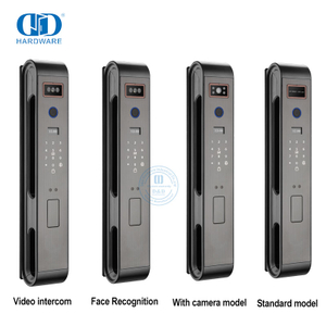 Keamanan Elektronik Canggih Kamera Pintar Sidik Jari Digital Wajah Kunci Pintu Cerdas -DDEL002