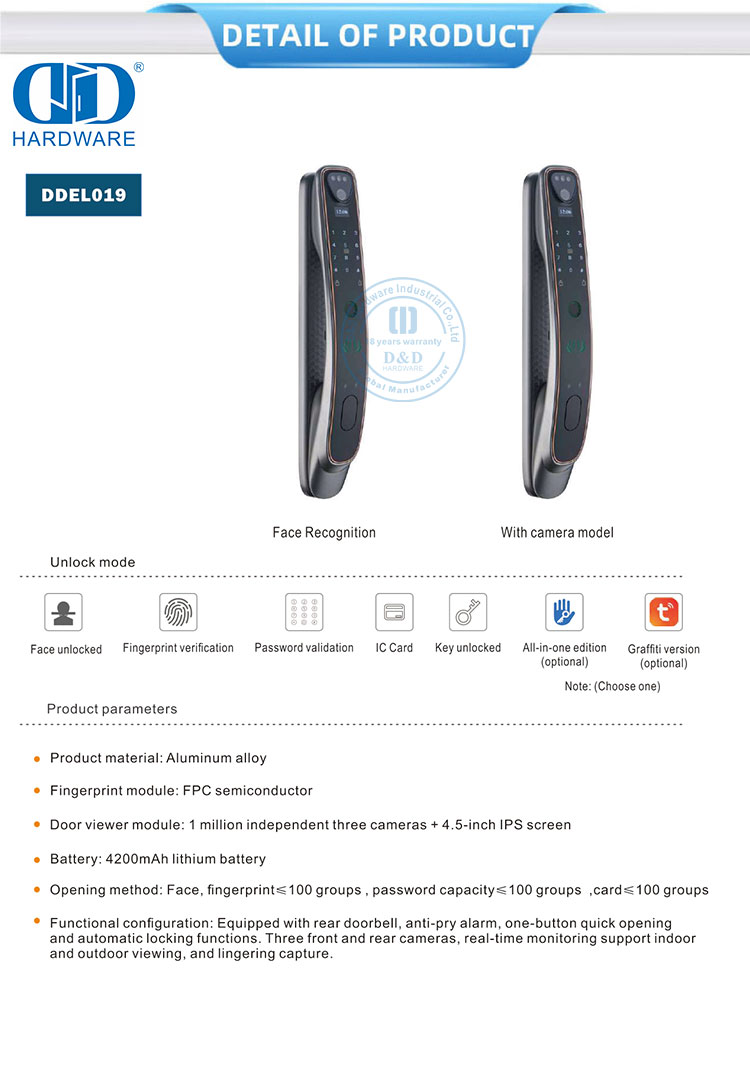 kunci pintu pintar tahan air