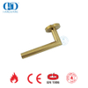 Satin Brass EN 1906 Aksesori Keamanan Kunci Pintu Gagang Tuas Emas-DDTH003-SB